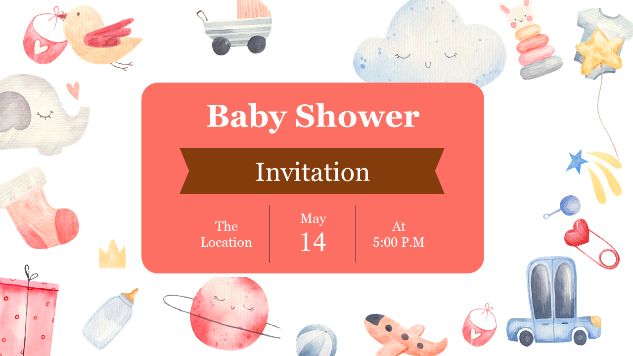 Baby Shower PPT Template
